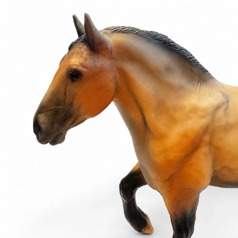 Breyer #837 Roy Belgian Brabant Draft Horse Grey Red Accents Traditional 1991-93